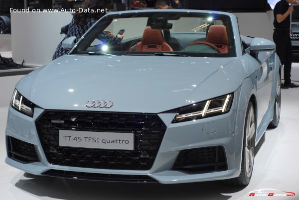 المواصفات والتفاصيل التقنية الكاملة 2018 Audi TT Roadster (8S, facelift 2018) 45 TFSI (245 Hp)