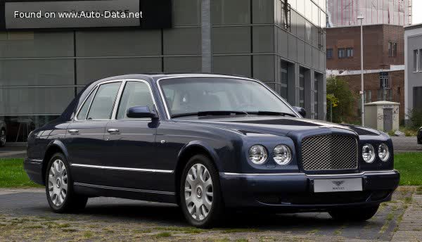 Spécifications complètes et détails techniques 2002 Bentley Arnage R 6.7 i V8 16V (405 Hp)