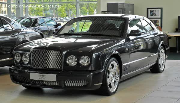Spécifications complètes et détails techniques 2008 Bentley Brooklands II 6.75 i V8 Biturbo (537 Hp)