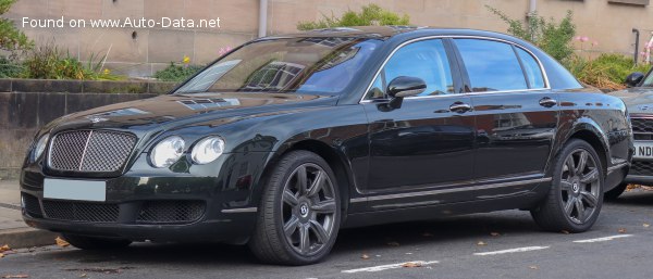 المواصفات والتفاصيل التقنية الكاملة 2008 Bentley Continental Flying Spur Speed 6.0i W12 (610 Hp)