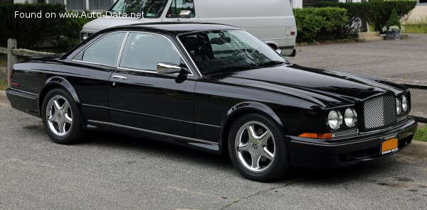 Full specifications and technical details 2000 Bentley Continental T 6.8 i V8 (426 Hp)