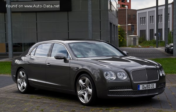 Full specifications and technical details 2013 Bentley Flying Spur II 6.0 W12 (616 Hp)