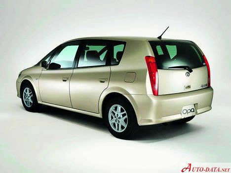 Full specifications and technical details 2000 Toyota Opa 2.0 i 16V D-4 (152 Hp)