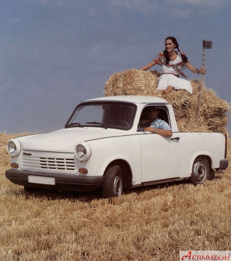 المواصفات والتفاصيل التقنية الكاملة 1990 Trabant 1.1 Pick-up 1.1 (41 Hp)