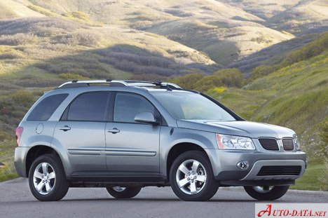 Full specifications and technical details 2005 Pontiac Torrent 3.4 i V6 12V (186 Hp)