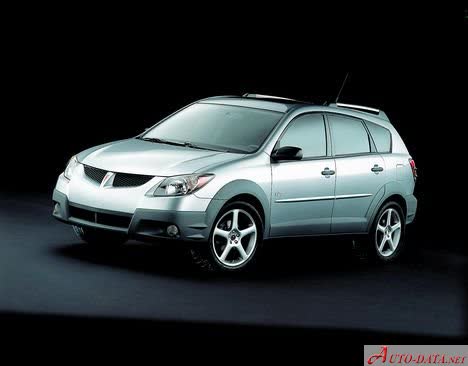 Full specifications and technical details 2002 Pontiac Vibe 1.8i 16V (130 Hp) AWD Automatic