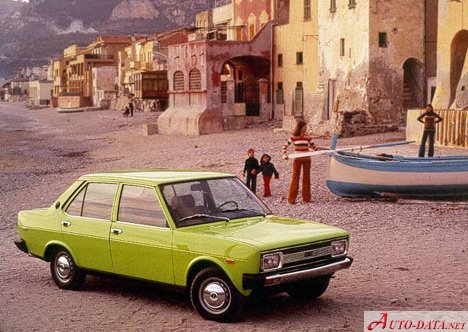 Full specifications and technical details 1980 Fiat 131 1.4 Mirafiori (70 Hp)