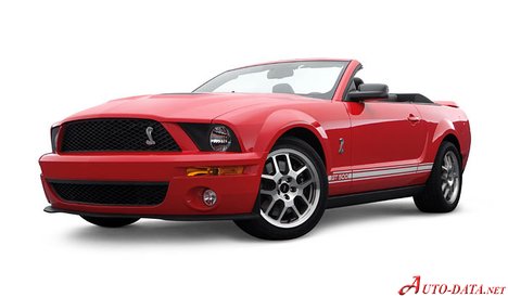 Full specifications and technical details 2007 Ford Shelby II Cabrio GT 500 5.4 V8 (507 Hp)