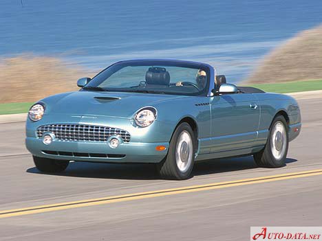 المواصفات والتفاصيل التقنية الكاملة 2001 Ford Thunderbird (Retro Birds) 4.0 i V8 32V (256 Hp)