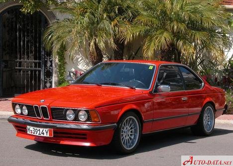 Full specifications and technical details 1978 BMW 6 Series (E24) 635 CSi (218 Hp)