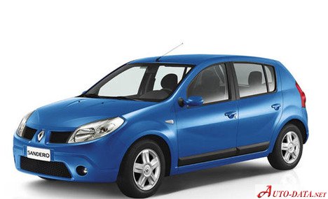 Full specifications and technical details 2007 Renault Sandero 1.4i (75 Hp)