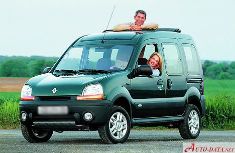 المواصفات والتفاصيل التقنية الكاملة 2000 Renault Kangoo I (KC) 1.4i (75 Hp)