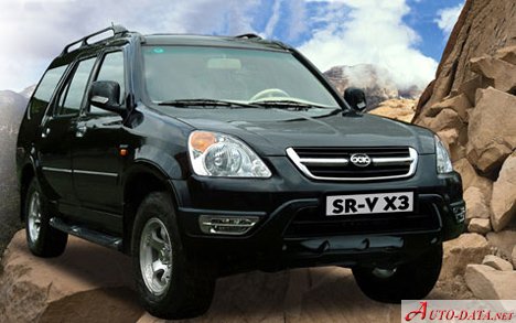 المواصفات والتفاصيل التقنية الكاملة 2003 Xin Kai SR-V X3 2.2i (105 Hp)