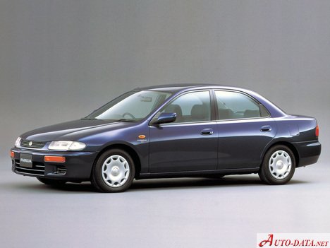 Full specifications and technical details 1989 Mazda Familia 1.5 i (91 Hp)