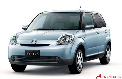 Full specifications and technical details 2004 Mazda Verisa L 1.5 16V (113 Hp)