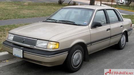 Full specifications and technical details 1992 Mercury Topaz 3.0 i V6 (4 dr) (137 Hp)