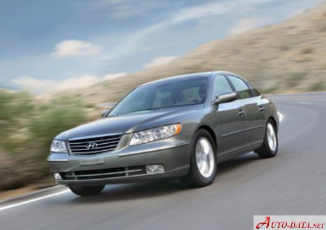 المواصفات والتفاصيل التقنية الكاملة 2005 Hyundai Grandeur/Azera IV (TG) 3.8 V6 (264 Hp) Automatic