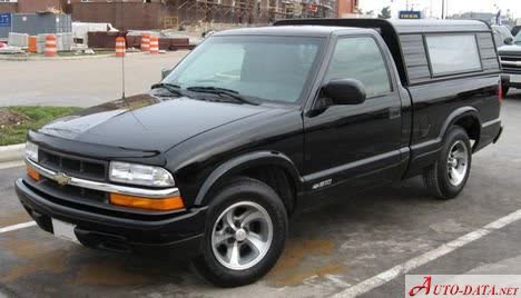 Full specifications and technical details 1993 Chevrolet S-10 Pickup 4.3 i V6 (161 Hp) Automatic