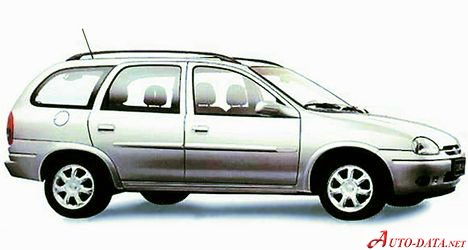 المواصفات والتفاصيل التقنية الكاملة 1997 Chevrolet Corsa Wagon (GM 4200) 1.0 i 16V (67 Hp)