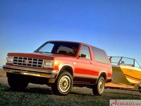 المواصفات والتفاصيل التقنية الكاملة 1989 Chevrolet Blazer I 4.3 V6 (161 Hp)