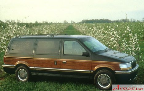 المواصفات والتفاصيل التقنية الكاملة 1991 Chrysler Town & Country II 3.3 V6 (152 Hp) Automatic