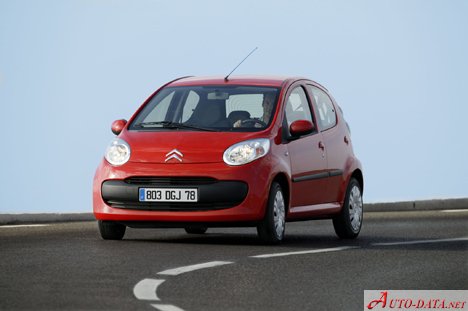 المواصفات والتفاصيل التقنية الكاملة 2005 Citroen C1 I (Phase I, 2005 5-door) 1.0i (68 Hp) SensoDrive