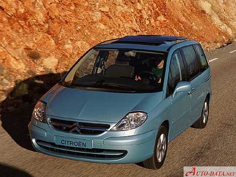 المواصفات والتفاصيل التقنية الكاملة 2002 Citroen C8 (Phase I) 2.0 HDi 16V (109 Hp) FAP