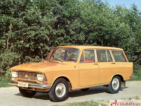 المواصفات والتفاصيل التقنية الكاملة 1967 Moskvich 427 1.5 (75 Hp)