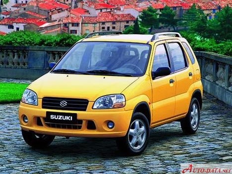 Full specifications and technical details 2002 Suzuki Ignis I FH 1.5 i 16V Sport (109 Hp)