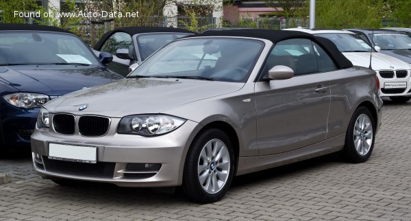 المواصفات والتفاصيل التقنية الكاملة 2011 BMW 1 Series Convertible (E88 LCI, facelift 2011) 125i (218 Hp)