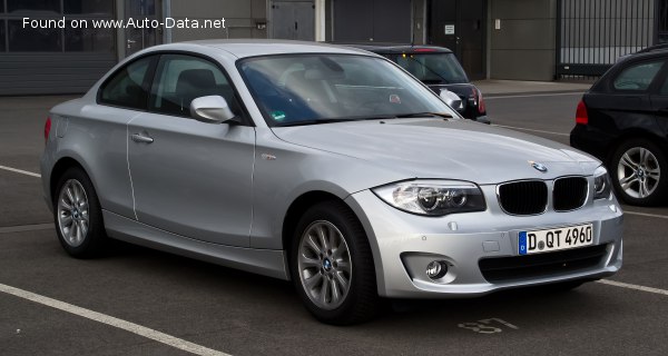 Full specifications and technical details 2011 BMW 1 Series Coupe (E82 LCI, facelift 2011) 120d (177 Hp)