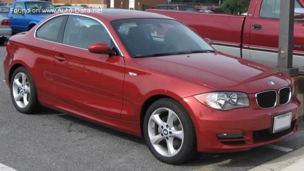 Full specifications and technical details 2009 BMW 1 Series Coupe (E82) 120i (170 Hp) Steptronic