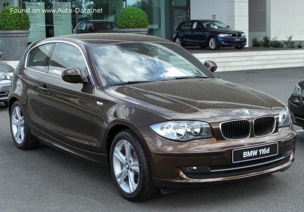 Full specifications and technical details 2007 BMW 1 Series Hatchback 3dr (E81) 123d (204 Hp)