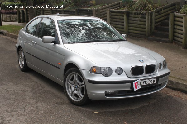 المواصفات والتفاصيل التقنية الكاملة 2001 BMW 3 Series Compact (E46, facelift 2001) 320td (150 Hp) Automatic