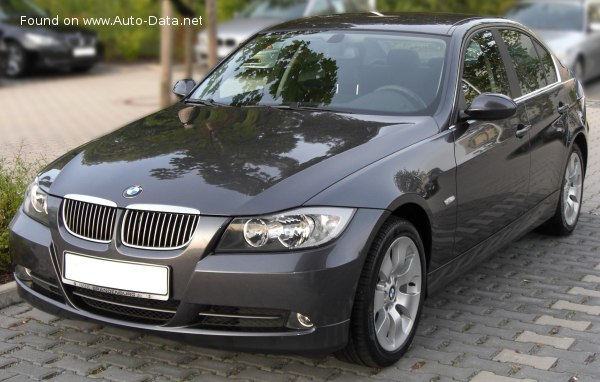 Full specifications and technical details 2005 BMW 3 Series Sedan (E90) 325xi (218 Hp)