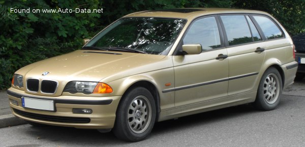 المواصفات والتفاصيل التقنية الكاملة 2000 BMW 3 Series Touring (E46) 330xd (184 Hp)