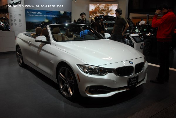 Full specifications and technical details 2016 BMW 4 Series Convertible (F33) 440i (326 Hp) Steptronic