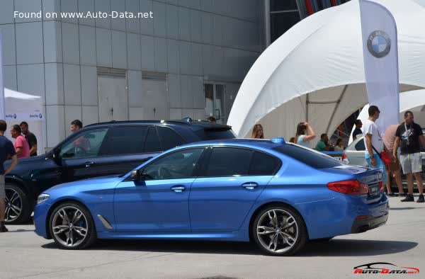 Spécifications complètes et détails techniques 2017 BMW 5 Series Sedan (G30) 540d (320 Hp) xDrive Steptronic