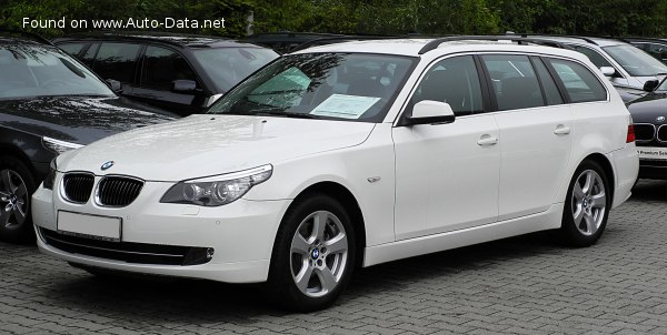 المواصفات والتفاصيل التقنية الكاملة 2007 BMW 5 Series Touring (E61, Facelift 2007) 530d (235 Hp) Automatic