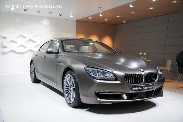 المواصفات والتفاصيل التقنية الكاملة 2013 BMW 6 Series Gran Coupe (F06) 640i (320 Hp) xDrive Steptronic