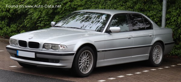 Full specifications and technical details 1998 BMW 7 Series (E38, facelift 1998) 740i (286 Hp) Steptronic