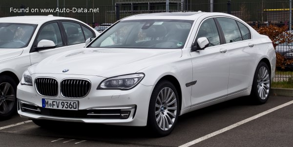 المواصفات والتفاصيل التقنية الكاملة 2012 BMW 7 Series (F01 LCI, facelift 2012) 730d (258 Hp) Steptronic