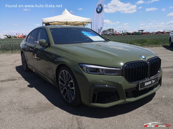 المواصفات والتفاصيل التقنية الكاملة 2019 BMW 7 Series (G11 LCI, facelift 2019) 750i (530 Hp) xDrive Steptronic