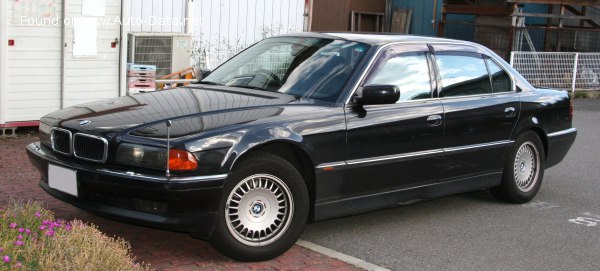 المواصفات والتفاصيل التقنية الكاملة 1996 BMW 7 Series Long (E38) 740iL (286 Hp) Steptronic