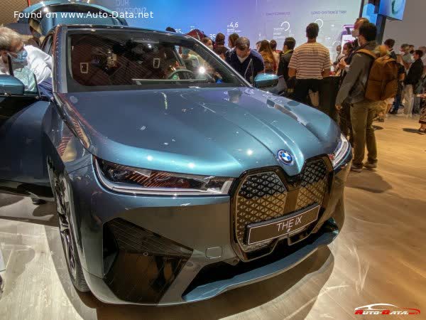 Vollständige Spezifikationen und technische Details 2021 BMW iX (i20) 76.6 kWh (326 Hp) xDrive40