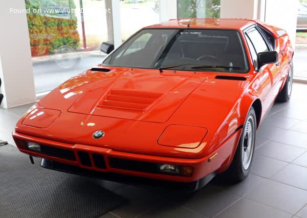 Full specifications and technical details 1978 BMW M1 (E26) 3.5 (277 Hp)