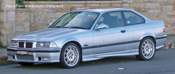 Full specifications and technical details 1994 BMW M3 Coupe (E36) GT 3.0 (295 Hp)