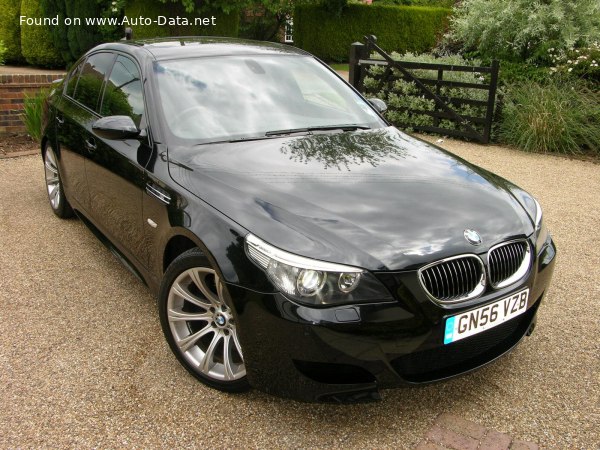 Full specifications and technical details 2005 BMW M5 (E60) 5.0 V10 (507 Hp) SMG