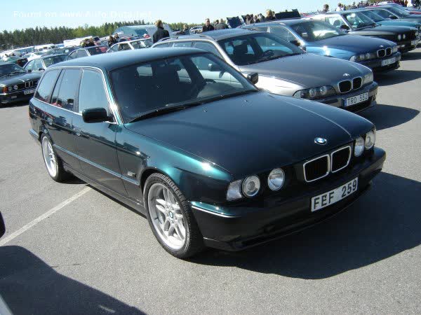 المواصفات والتفاصيل التقنية الكاملة 1994 BMW M5 Touring (E34) 3.8 (340 Hp) Manual 6-speed