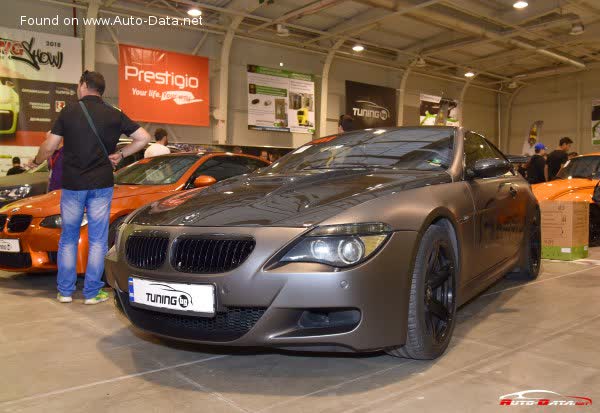 Spécifications complètes et détails techniques 2005 BMW M6 (E63) 5.0 V10 (507 Hp)